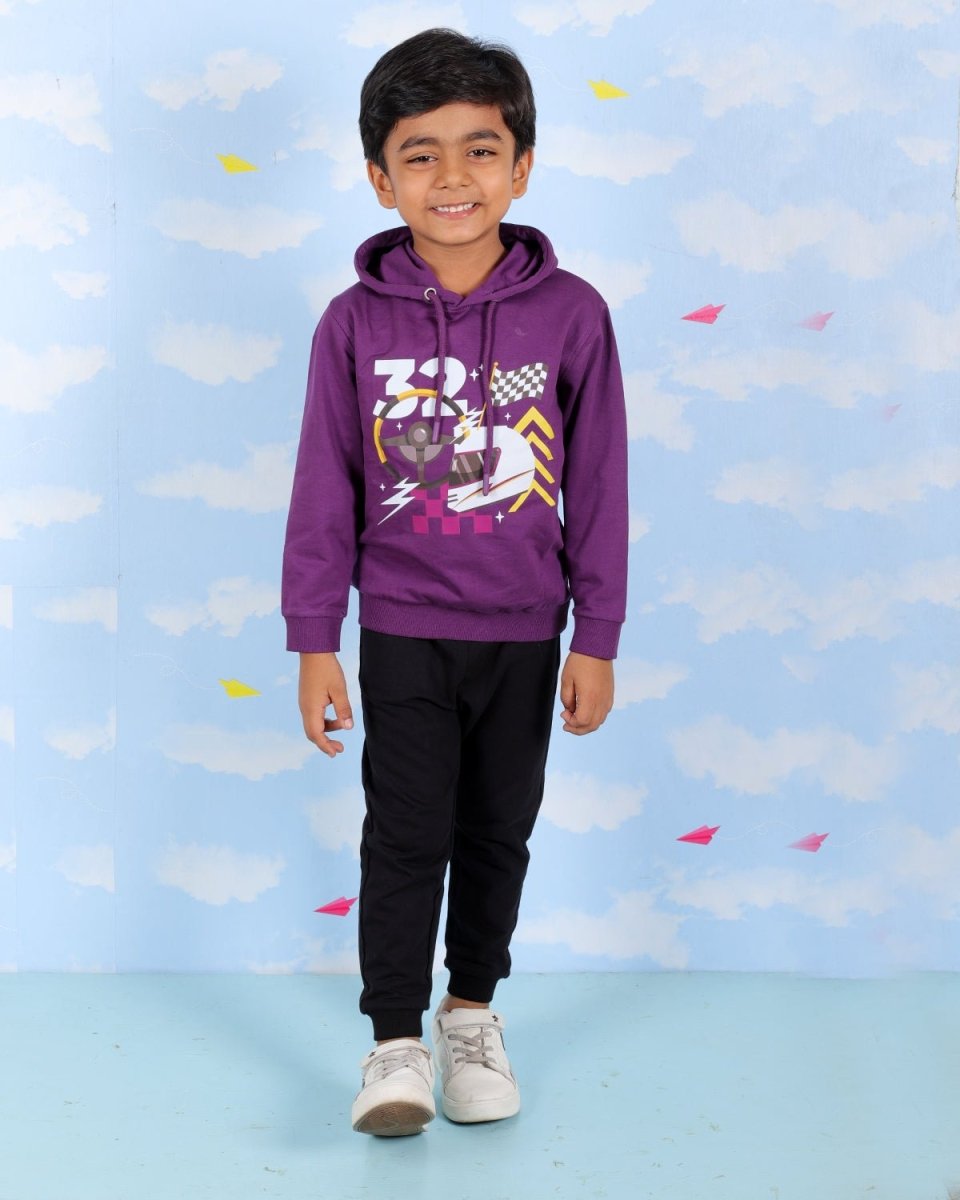 Let's Go Race Hooded Sweatshirt - KWW-AN-LGSW-0-6