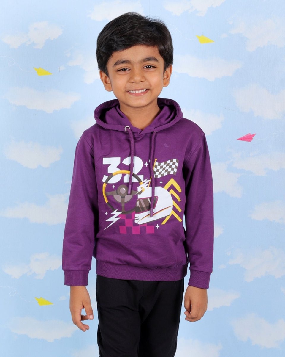 Let's Go Race Hooded Sweatshirt - KWW-AN-LGSW-0-6