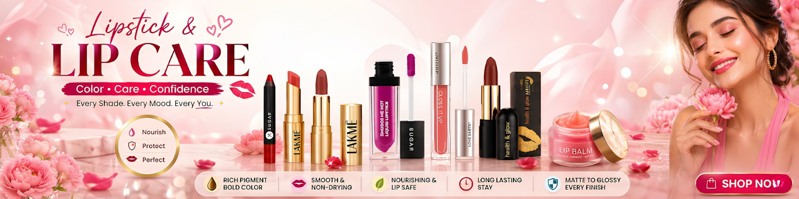 lipstick and lip care