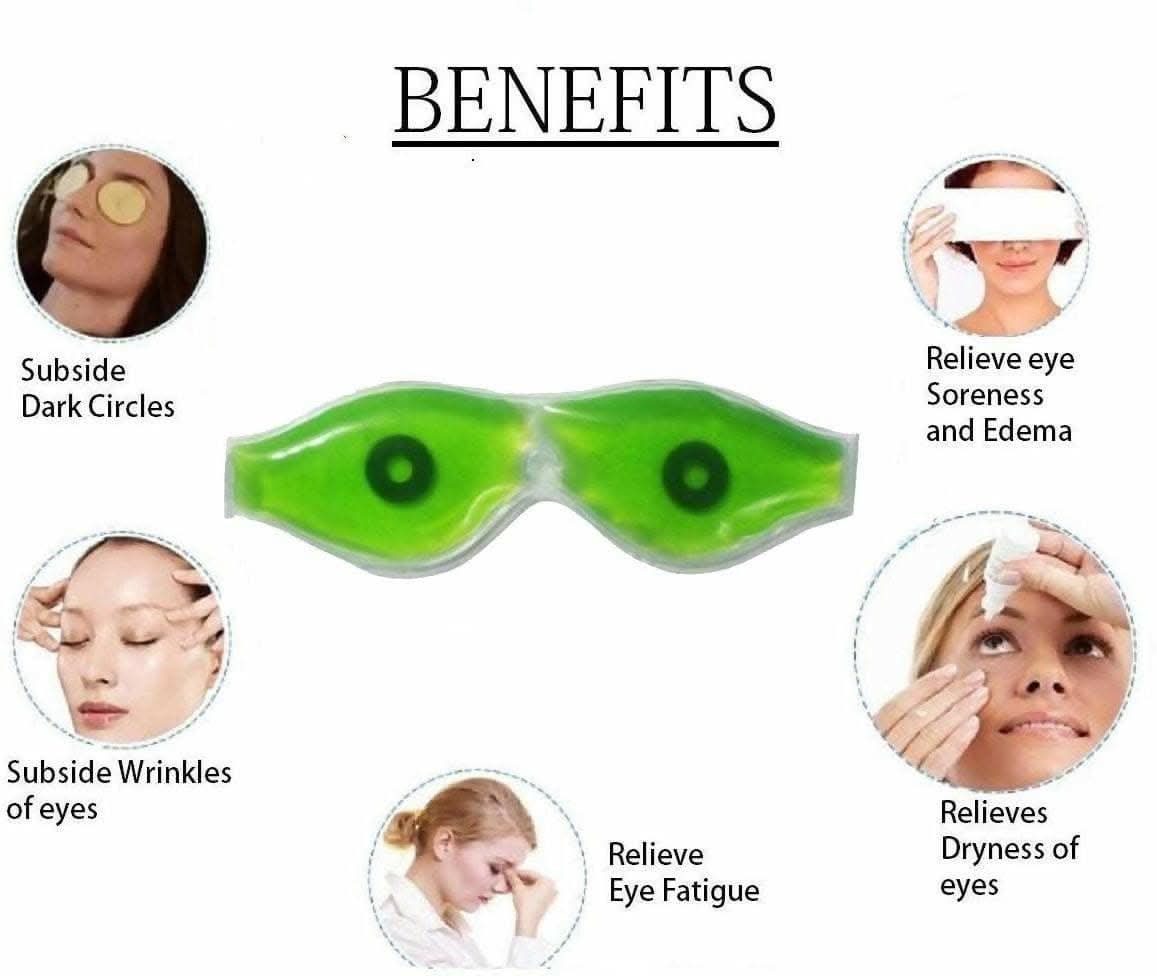 Aloe Vera Cool Gel Eye Mask - HalfPe