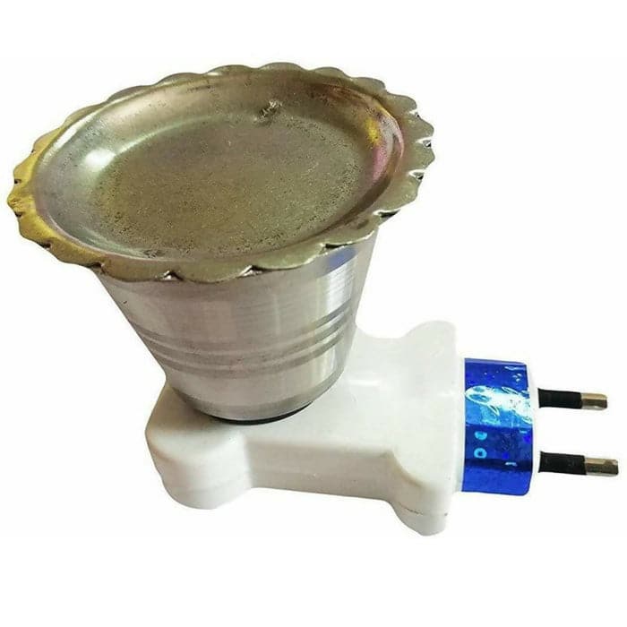 Stainless-Steel Electric karpoor Dani Incense Burner