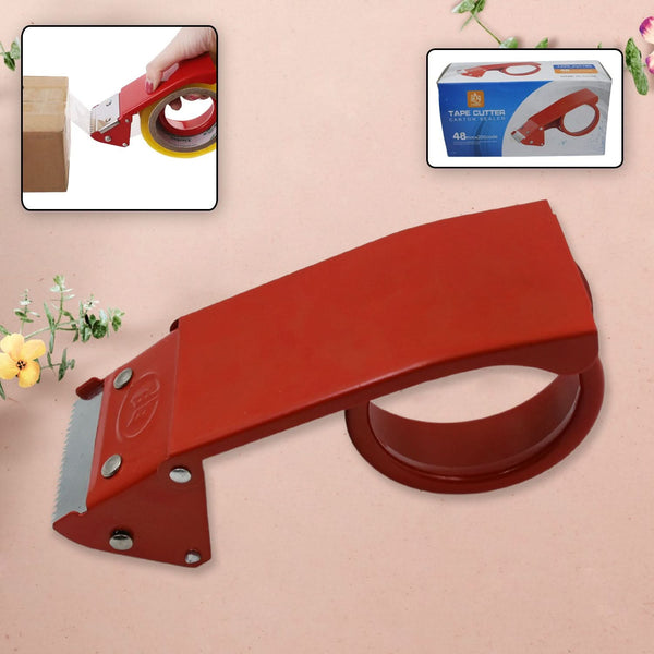 Metal Packing Tape Dispenser Cutter – 55mm for Home & Office Use