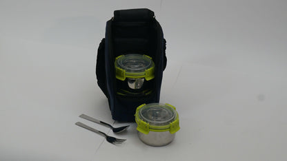 Telo - 3 Lunch Box (400ml *3 Container With Bag) - HalfPe