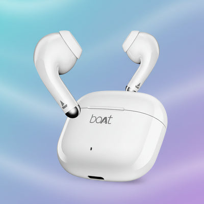 boAt Airdopes 101v2 ,Stream Ad Free Music via App Support, Bluetooth & TWS Ear Buds Wireless Earphones with mic (Multicolor)