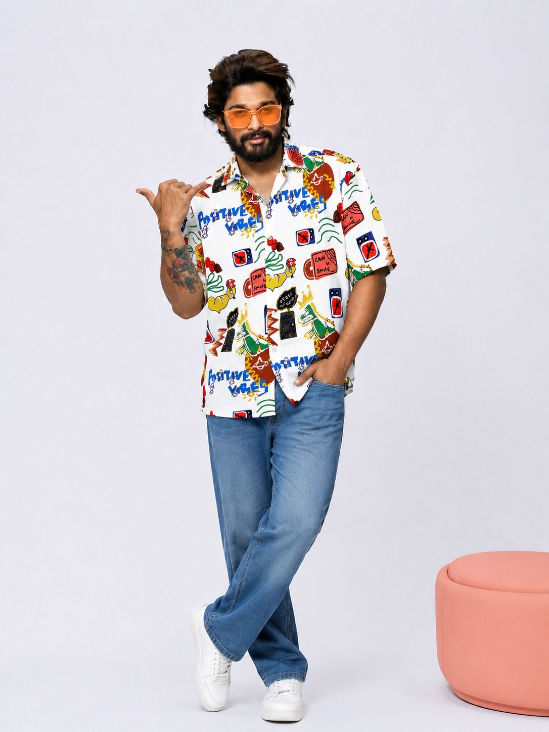 AKSK White Half Sleeve Shirt – View 4