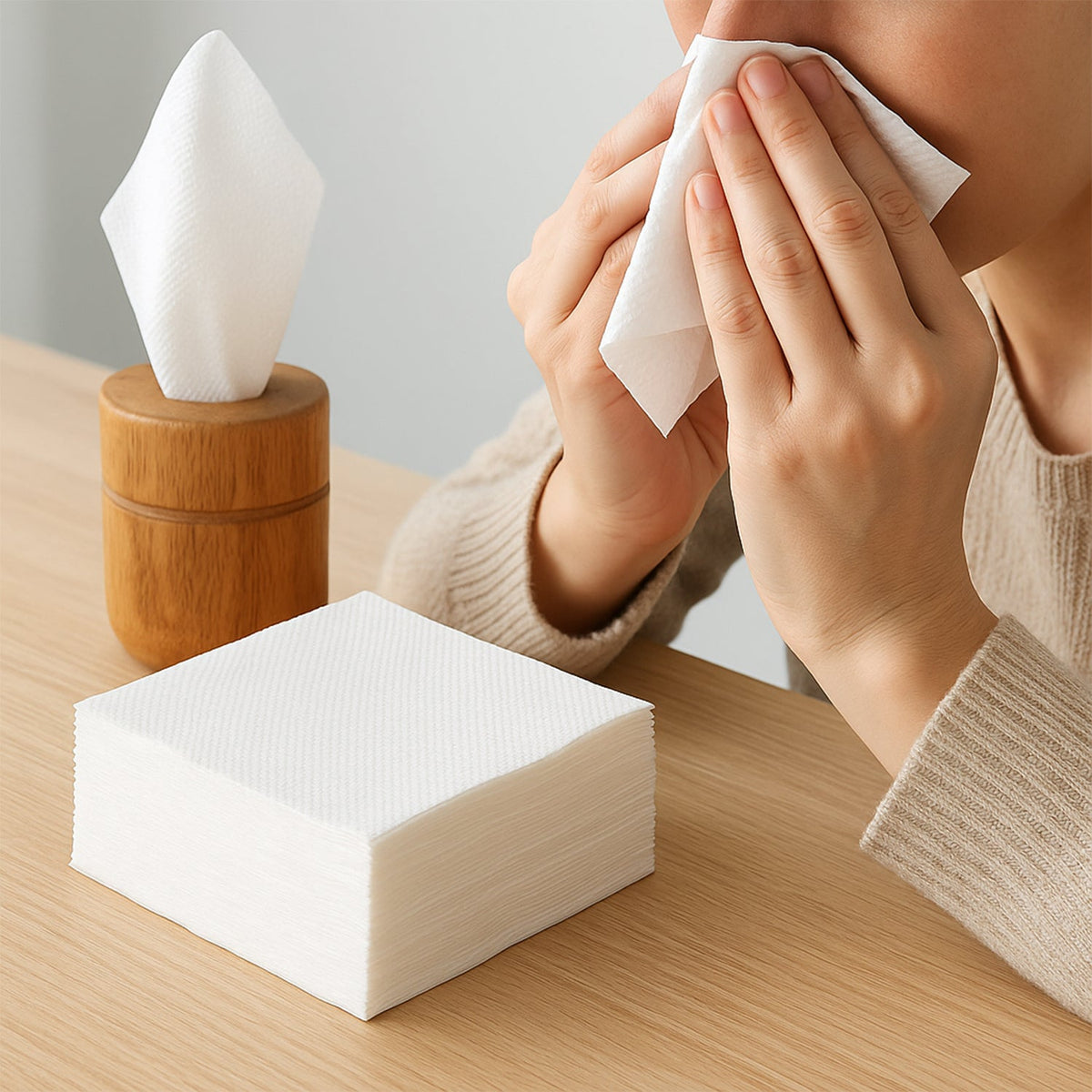 Soft Facial Tissue Paper Napkins Set (50 Pcs Set) HP DD