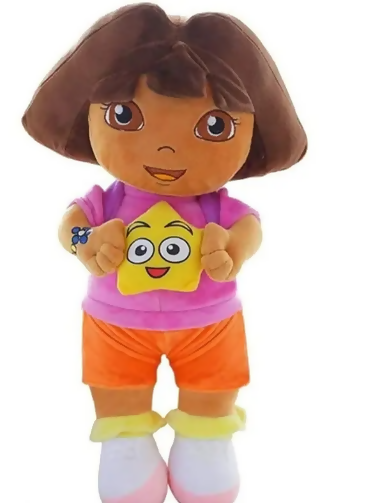 Soft Stuffed Spongy Dora Doll for Kids (50 cms)