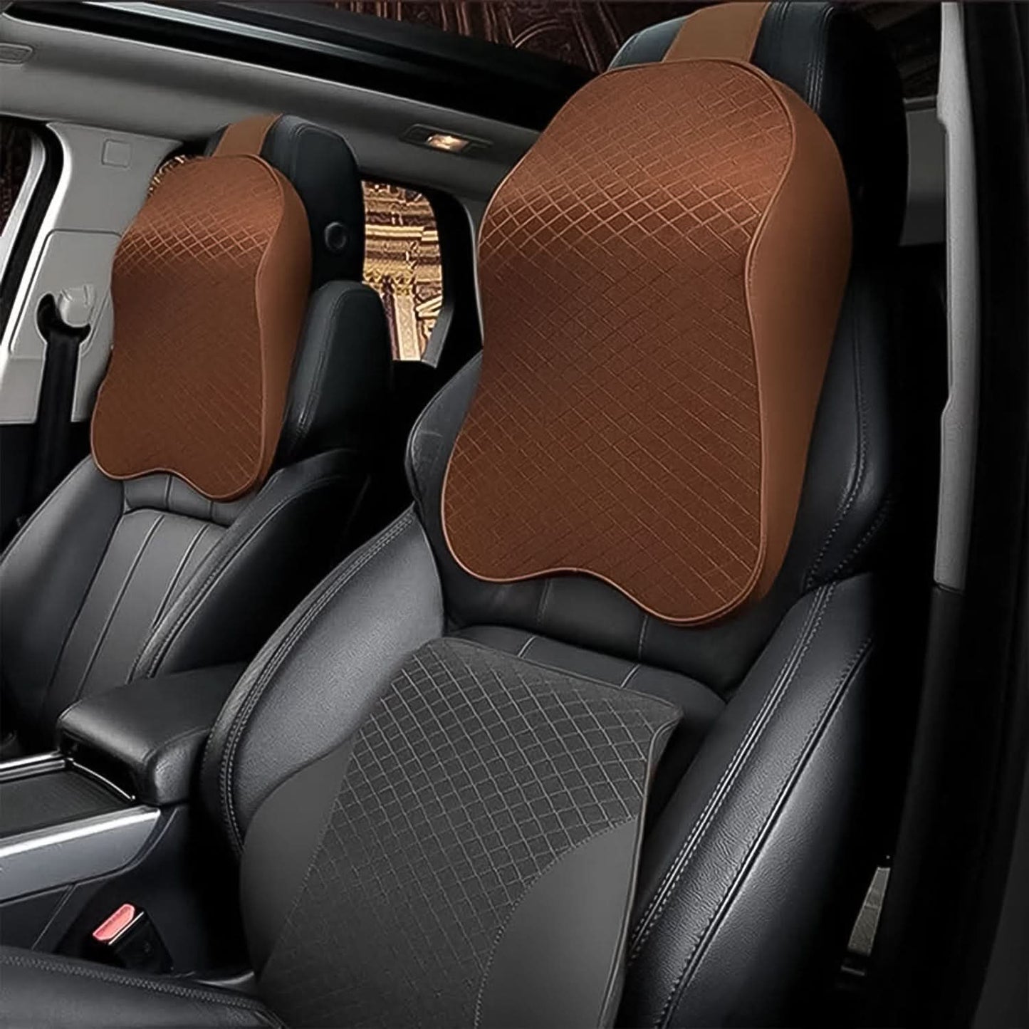 Car Neck Pillow Car Neck Headrest Pillow Memory Foam Car Accessories Cushion Car Seat Head Support Neck Protector Car Seat Neck Pillowfor Driving (1 Pc)