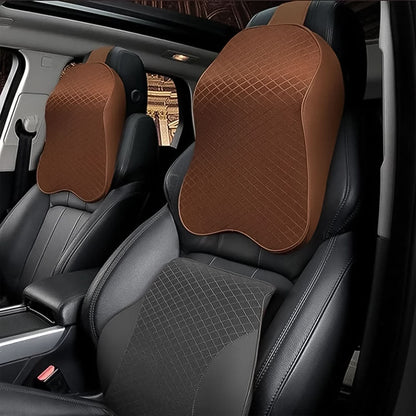 Car Neck Pillow Car Neck Headrest Pillow Memory Foam Car Accessories Cushion Car Seat Head Support Neck Protector Car Seat Neck Pillowfor Driving (1 Pc)