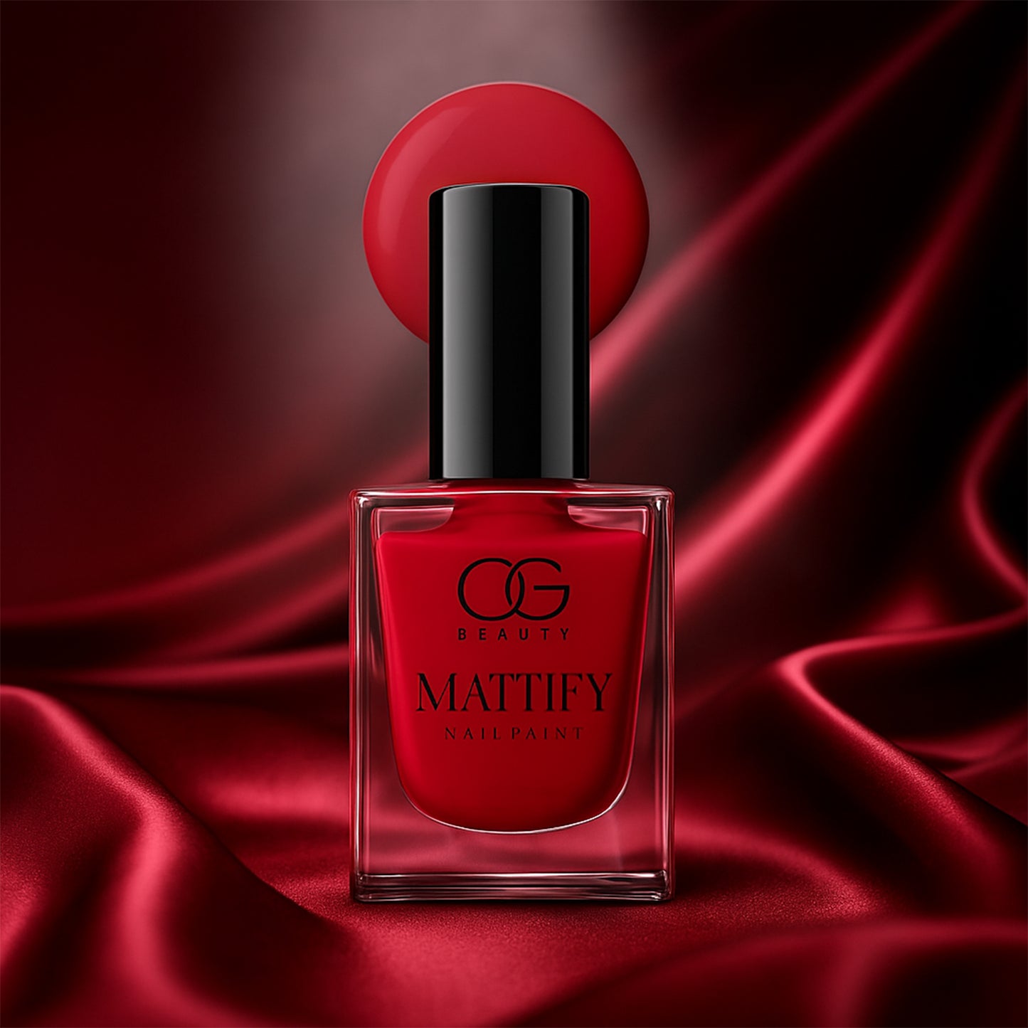 Og Beauty Red Carnival Mattify Nail Paint (10 Ml  1 Pc)