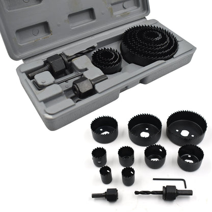 12 Pcs 19-64mm Hole Saw Kit