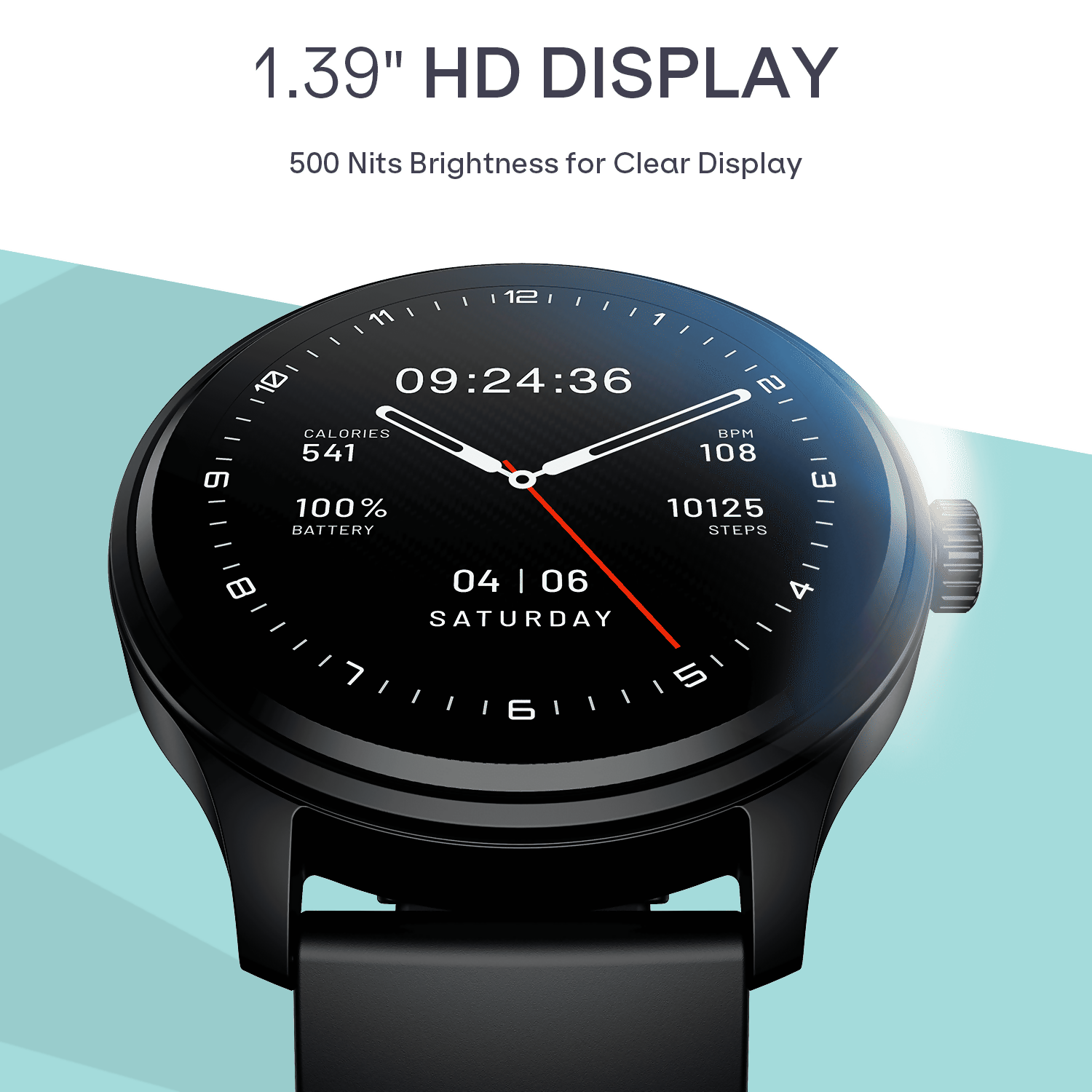 boAt Lunar Orbit 2 Smartwatch with 1.39" HD Display, 2.5D Animated Watch Faces & Advanced BT Calling (MULTI COLOR)
