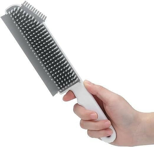 Floor Window Cleaning Tool Brush Kitchen Bathroom Door Cleaning 3 in 1 Gap (grey) - HalfPe