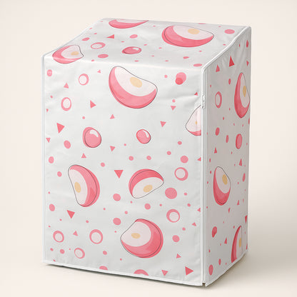 Waterproof Washing Machine Cover 58x62x85 cm – Mix Design Protective Dustproof Cover for Front and Top Load Machines (1 Pc   Mix Design)