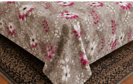Dream Living Royal Floral Print Double Bedsheet Set – 220 × 240 cm