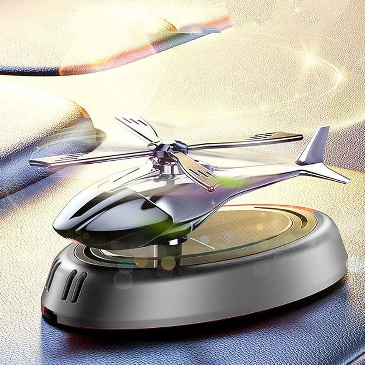 Car Dashboard Perfume Diffuser With Rotating Blades (1 Set) HP DD