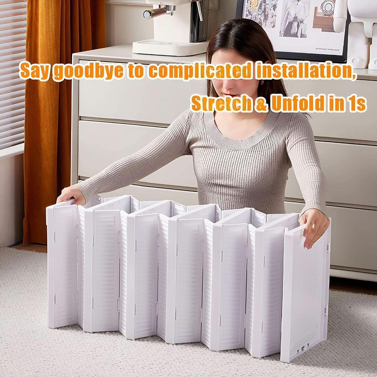 6-Layer Stackable Foldable Storage Cart