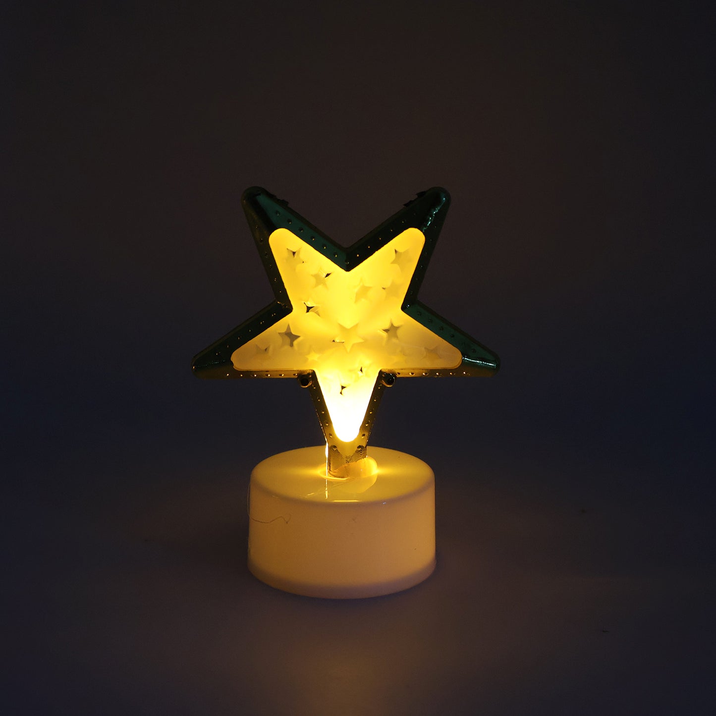 Decorative Star Shaped Flameless Led Candles Flickering Light for Home Décor& Festivals(4 Pc)