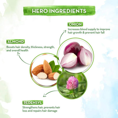 Mamaearth Onion Hair Oil For Hair Growth With Onion & Redensyl For Hair Fall Control - 250Ml