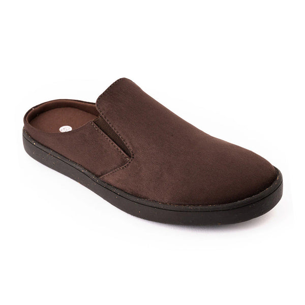 Nest Mules Vegan Suede Brown Men Slip-ons Planet Paaduks