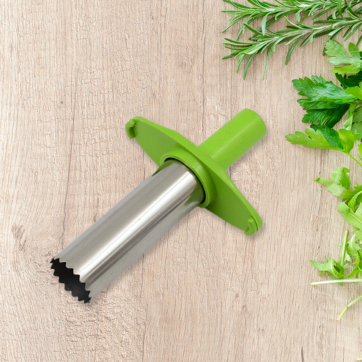 Small Stainless Steel Chili Corer Remover Kitchen Tool, Great Kitchen Use, Can Easily Remove Corer (1 Pc)