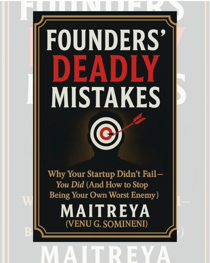 Founders’ Deadly Mistakes: Why Your Startup Didn’t Fail—You Did (And How to Stop Being Your Own Worst Enemy) ( Instant eBook)