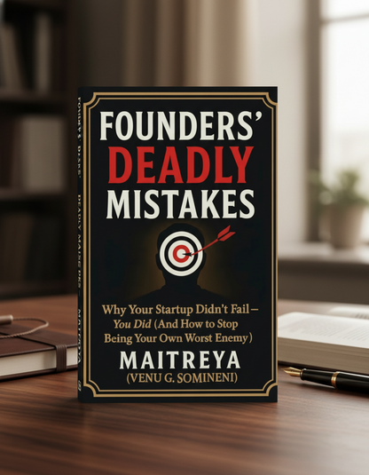 Founders’ Deadly Mistakes: Why Your Startup Didn’t Fail—You Did (And How to Stop Being Your Own Worst Enemy) ( Instant eBook)