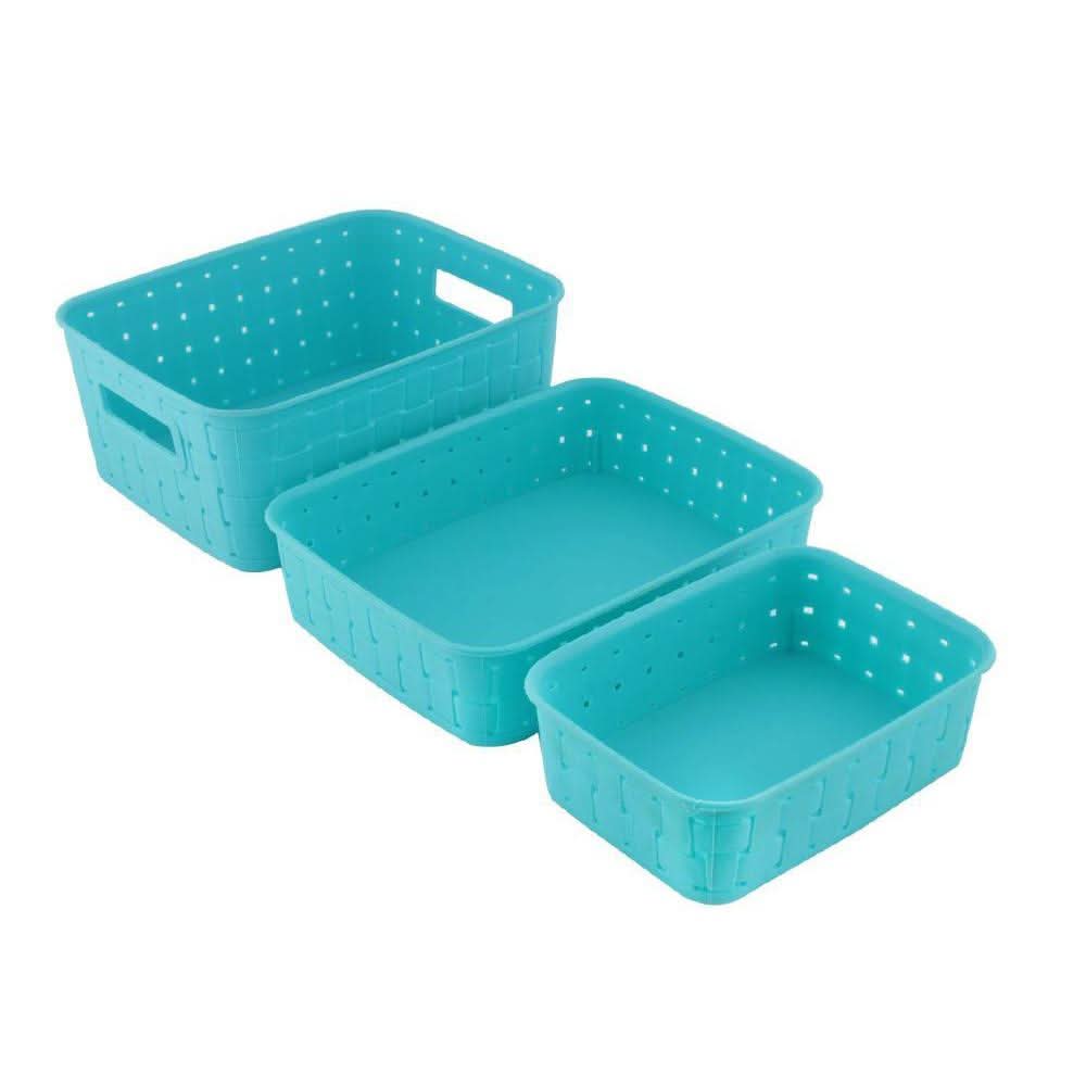 Multipurpose Smart Shelf Storage Basket Set (Set 3 Pc)
