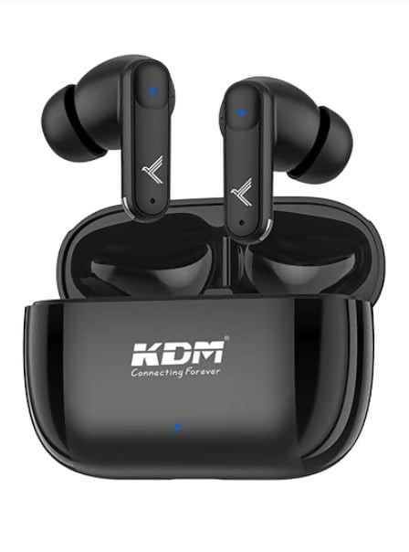 KDM W3 JiyoPods Bluetooth 6.0 Wireless Earbuds with 28H Playtime, Type-C Fast Charging, Voice Assistant & In-Ear Design – Multicolour Dreams Gadgets