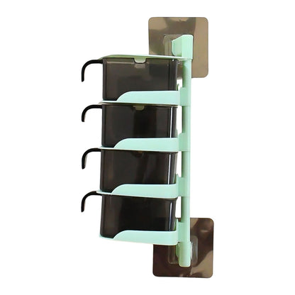 Rotating Spice Jar Set – 5-Tier Vertical Seasoning Box with Spoons (1 Set)