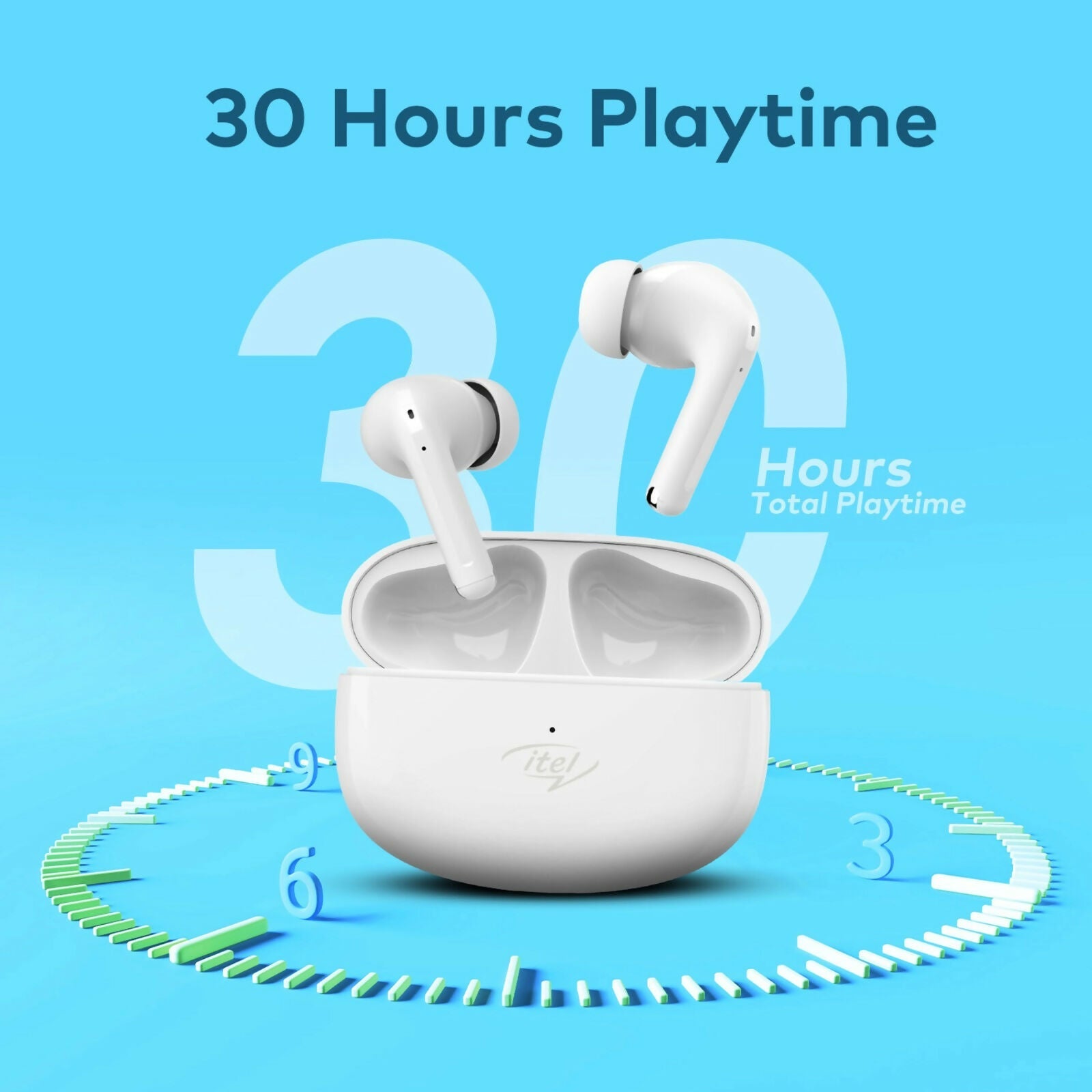 itel T31 Pro TWS Earbuds with Active Noise Cancellation & 45H Playback (Multicolor) LUCKY MOBILES & ELECTRONICS