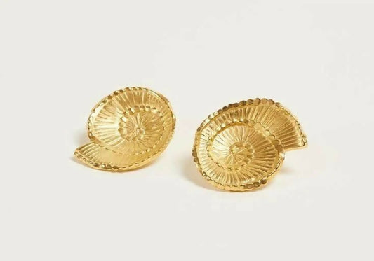 Shell Shaped Western Earrings