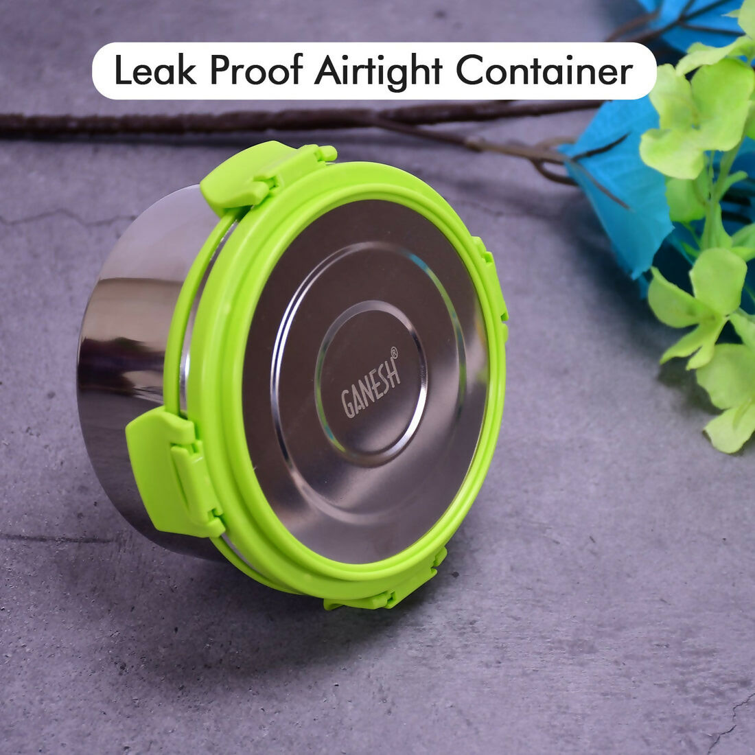 Premium Stainless Steel Leak-Proof Airtight Lunch Box Ideal for Office & School ABHI Mobiles