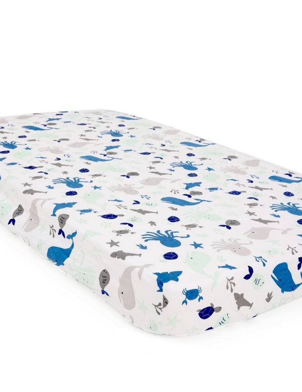 My Sea World - Baby Crib Sheet - CRB-SEWD