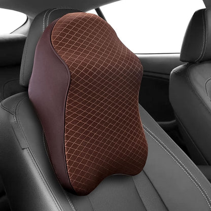 Car Neck Pillow Car Neck Headrest Pillow Memory Foam Car Accessories Cushion Car Seat Head Support Neck Protector Car Seat Neck Pillowfor Driving (1 Pc)