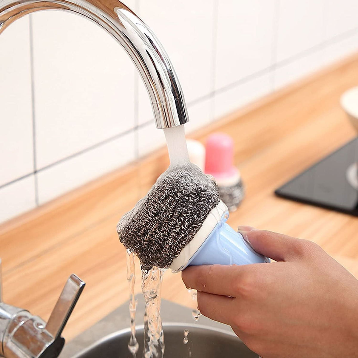 Dish Brush Multifunctional Palm Brush For Dish Kitchen Sink Pot Pan - Dish Scrub Brush Small Cleaning Brush Dish Scrubber Brush Cleaning Brushes For Household Use HP DD