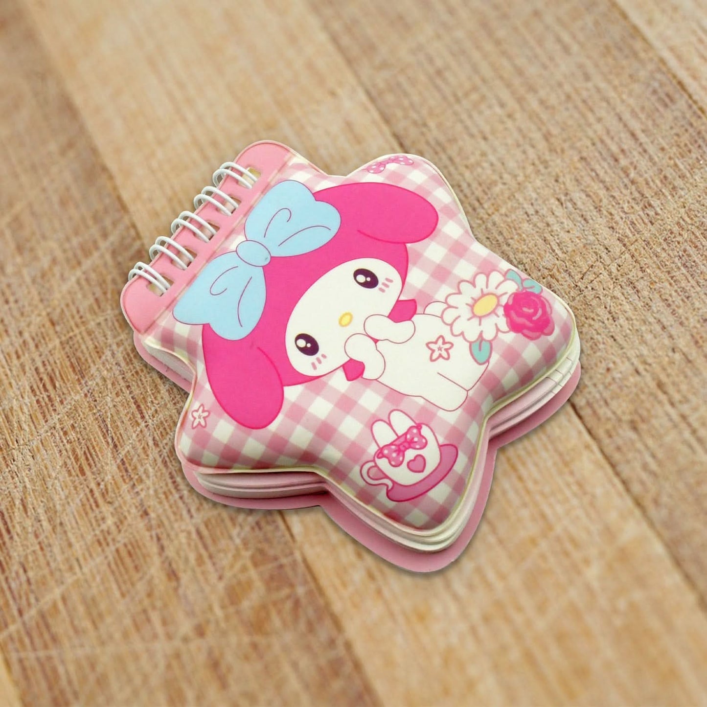 Mini Cartoon Personal Diary – Pocket-Size Travel Notebook with Printed Fancy Pages (1 Pc)