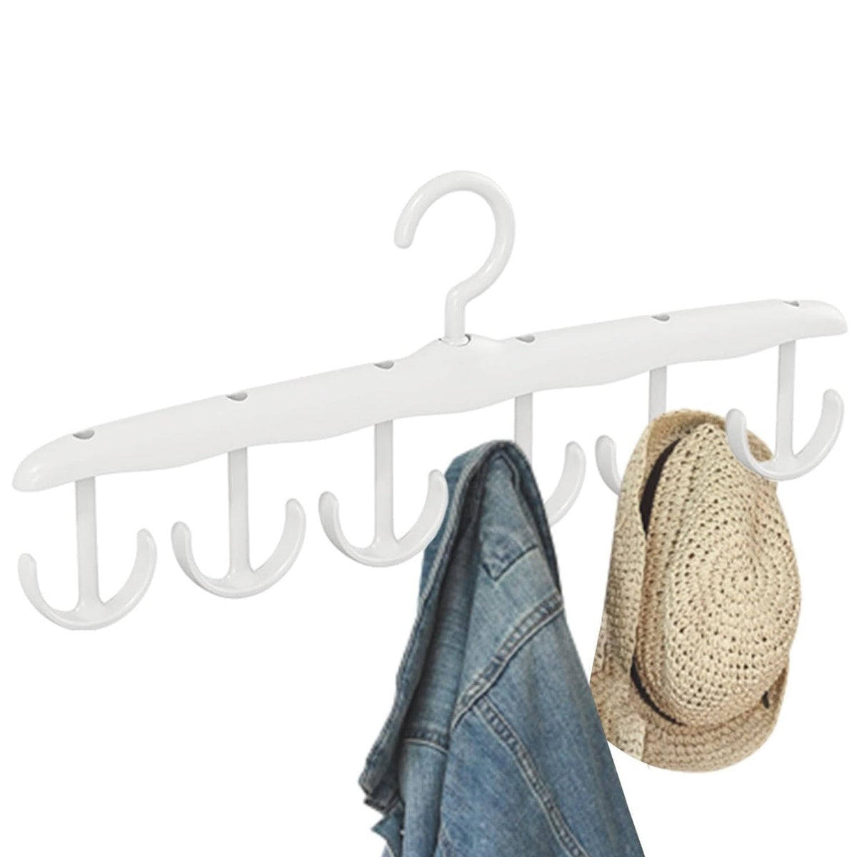 Tank Top Hanger 12-hook Space Saving Hanger Capacity Rotatable Wood Space Saving Hanger Closet Organizers And Storage For Dorm  Apartment For Tank Top HP DD