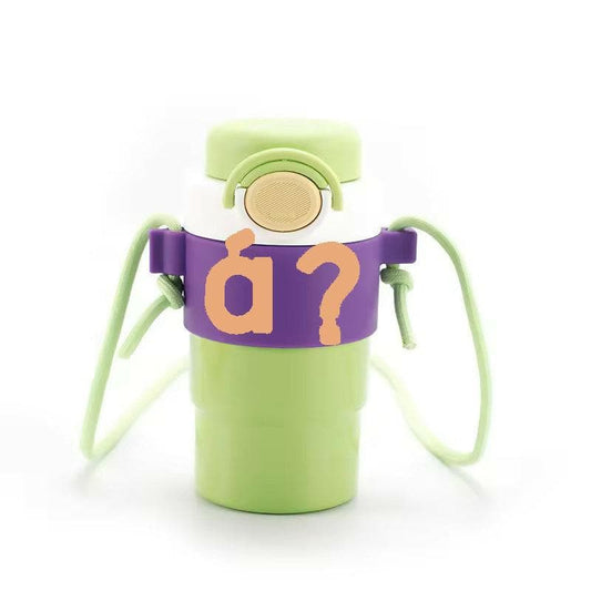 Wk-KB2 Kids Vacuum Water Bottle 500 ML(Green) - HalfPe