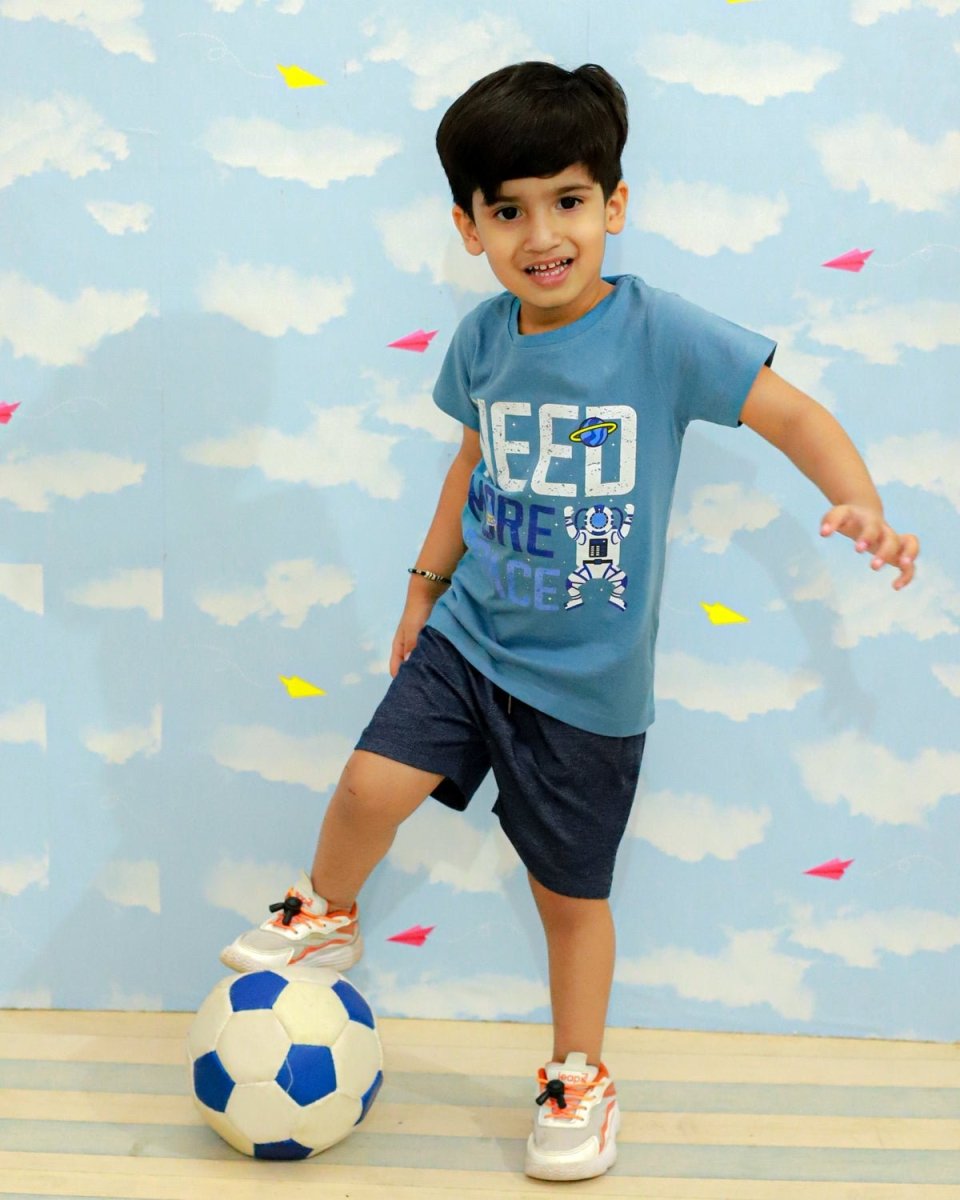 Need Some Space Boys T-Shirt And Shorts Set - KCW-AN-NSSH-1-2