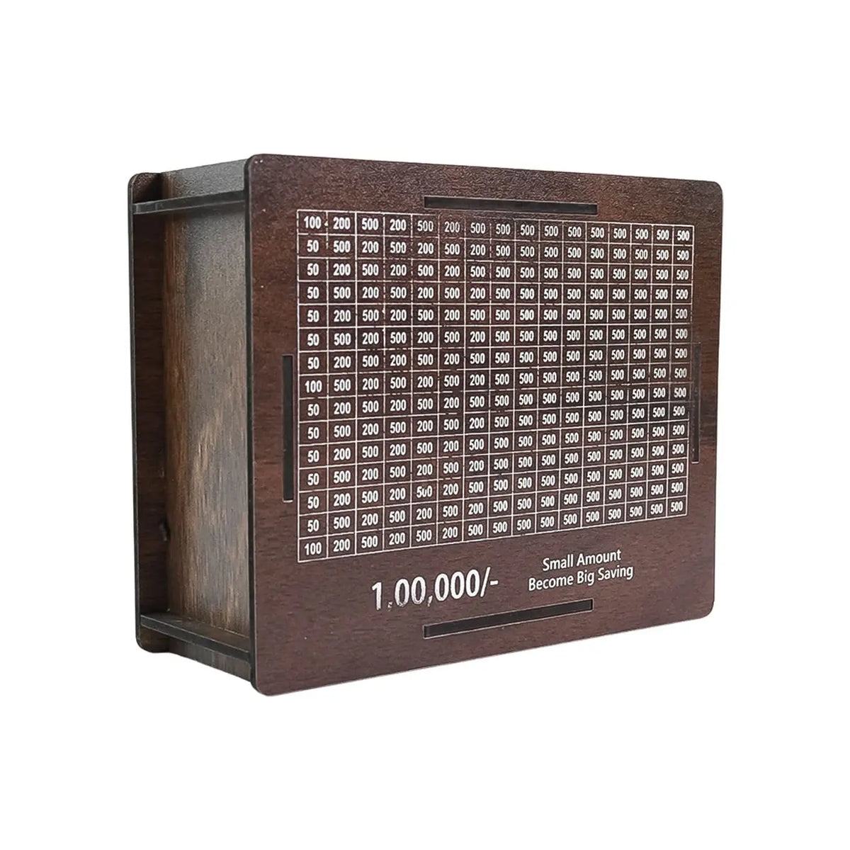 Wooden Money  Piggy Bank Money Box (1 Pc  With Marker Pen) HP DD