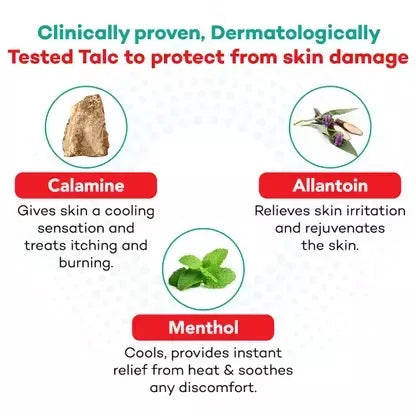 Candid Renew Daily Calamine Talcum Powder | Dermatologically Tested (100g)