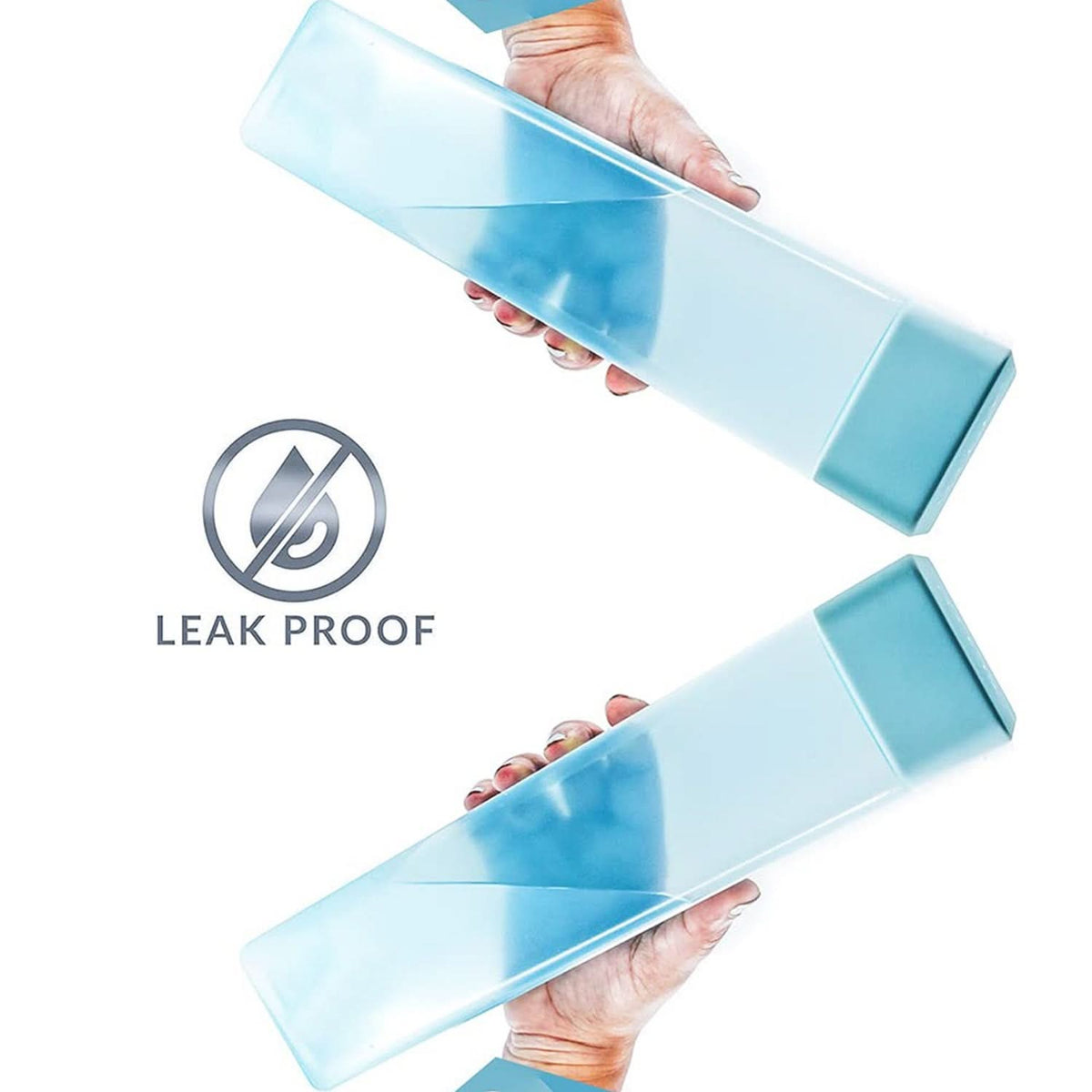 Large Capacity Plastic Water Bottles – Leakproof, BPA-Free, Wide-Mouth (6 Pc Set) HP DD