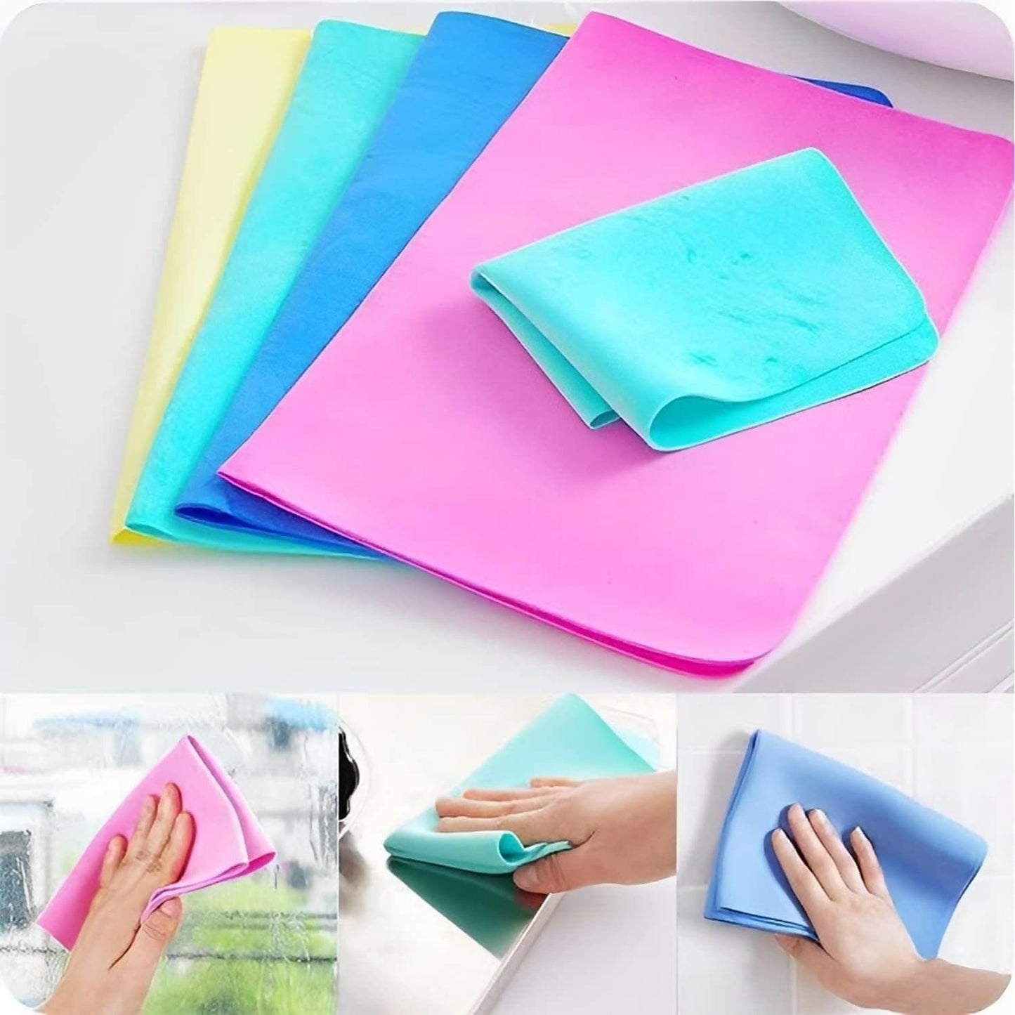 Reusable Magic Towel For Multipurpose Cleaning - HalfPe