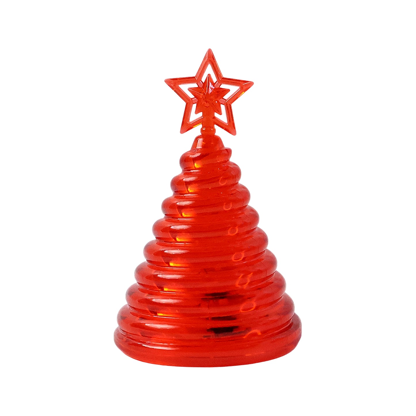 Premium Led Glowing Spiral Christmas Tree Night Lamp (1 Pc)