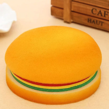 Burger-Shaped Sticky Notepad – Colorful Mini Memo Pads for Fun Notes