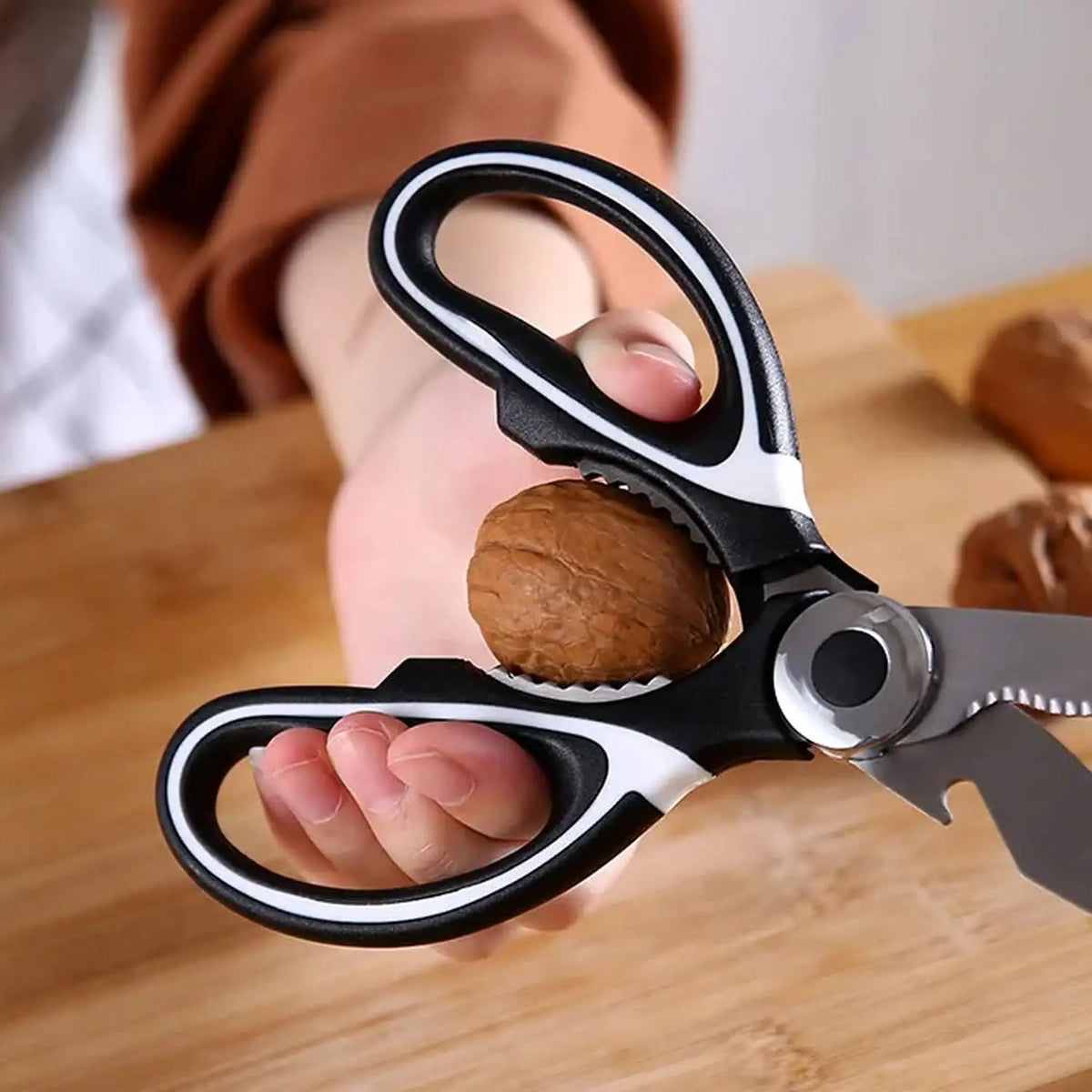 3 In 1 Multi-function Stainless Steel Sea Food Scissor (1 Pc ) HP DD