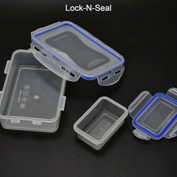 Multipurpose Air Tight 4 Side Lock Food Grade Lunch Box With Small Square Container ABHI Mobiles