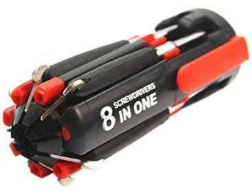 Screwdriver 8 in 1 Multi-function Screwdriver Kit, Long Handle Screwdriver - HalfPe