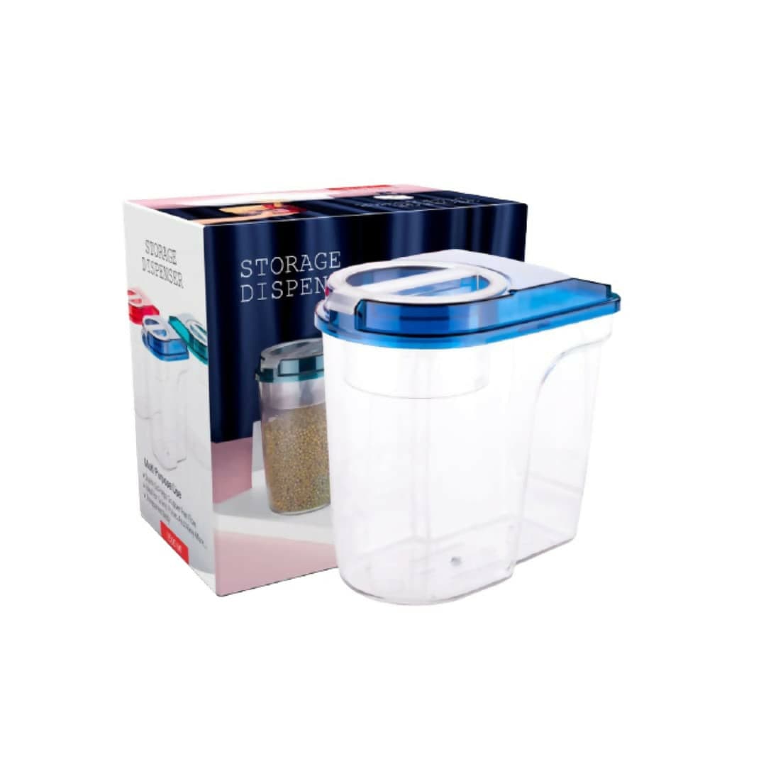 Plastic storage container set with opening mouth (Capacity: 1500ml)